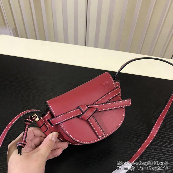 LOEWE羅意威 新品 火爆款 迷你Gate手袋 馬術風格 時尚百搭斜挎包 10182  jdl1151